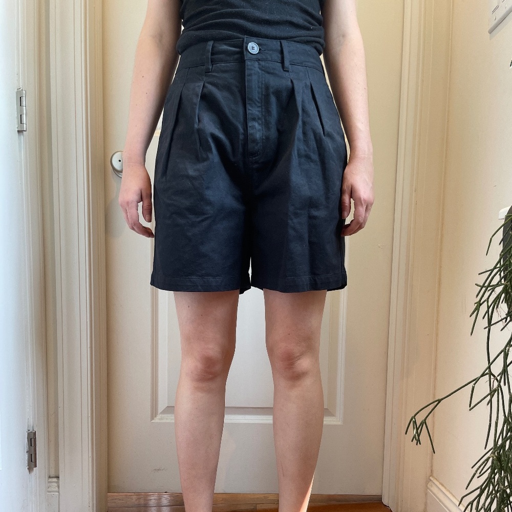 Mara Hoffman black cotton shorts size 4